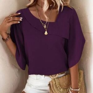 Asymmetrical blouse